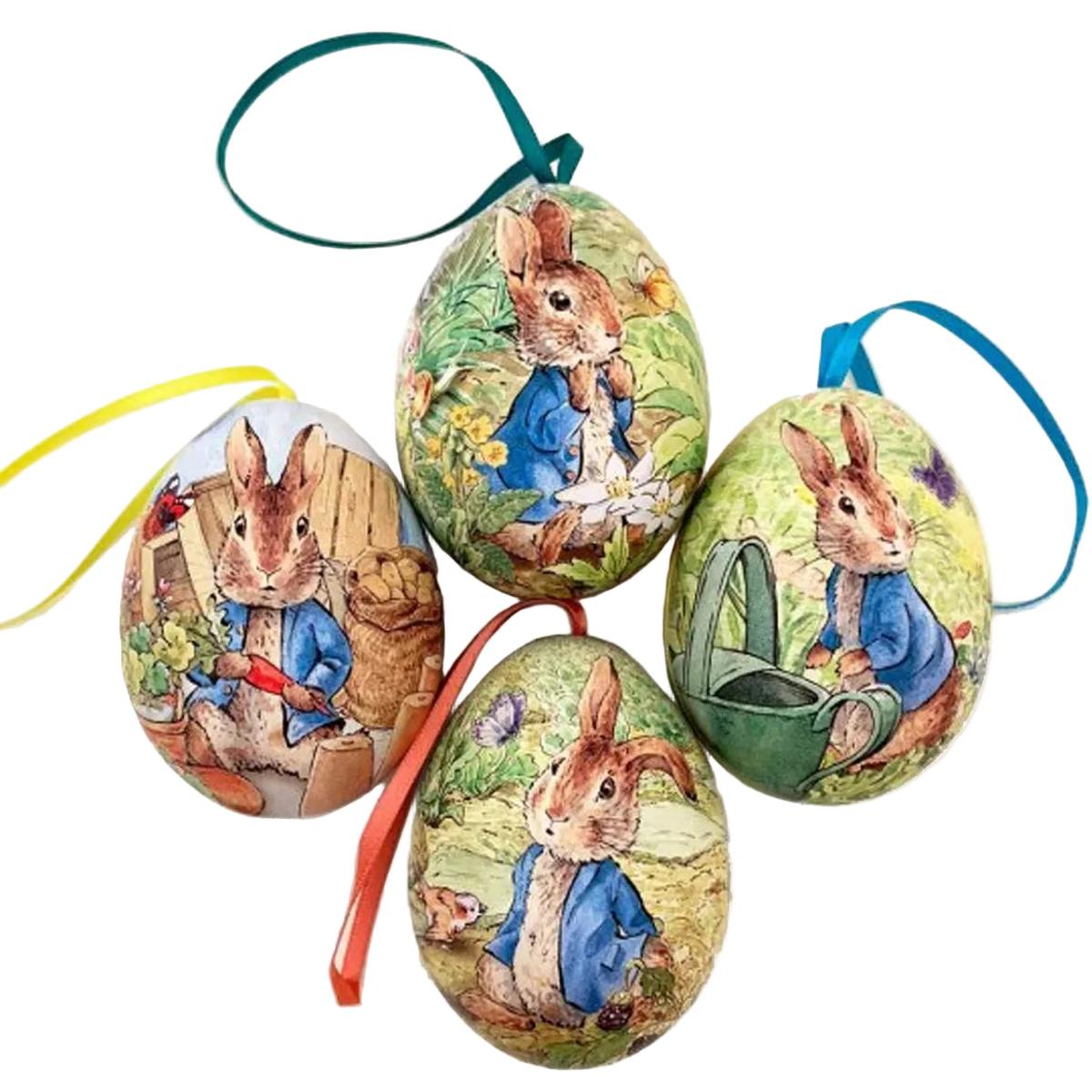 Peter Rabbit Mini Egg Tin 6.9 x 5.2cm with illustrated Peter Rabbit design on lid
