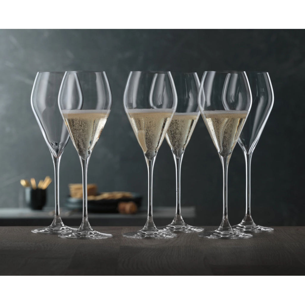 Spiegelau Style Sparkling Wine Glasses - Set Of 4, 8.5 Oz Clear Non-Leaded Crystal, Made In Germany