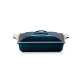 Le Creuset Heritage Rectangular Dish with Lid Nuit 33cm (3.8L) | Minimax