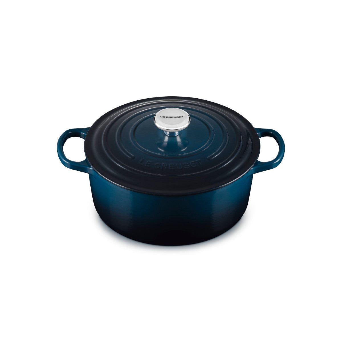 Le Creuset Signature Round Casserole Nuit 26cm (5.3L) | Minimax
