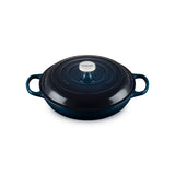 Le Creuset Signature Round Shallow Casserole Nuit 30cm (3.5L) | Minimax
