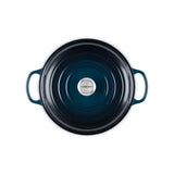 Le Creuset Signature Round Shallow Casserole Nuit 30cm (3.5L) | Minimax