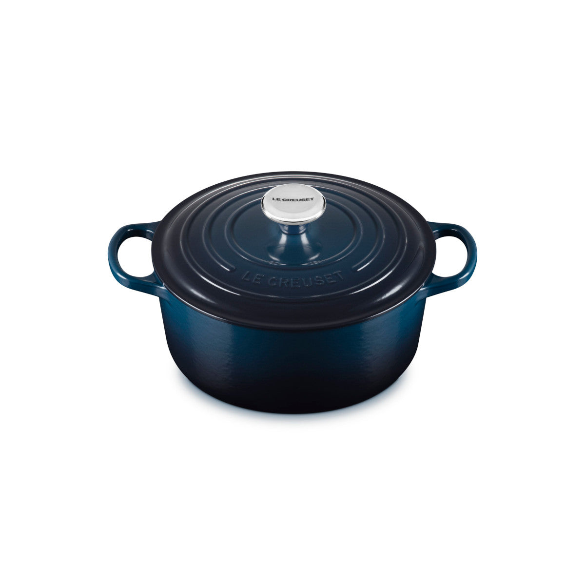 Le Creuset Signature Round Casserole Nuit 24cm (4.2L) | Minimax