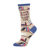 Socksmith Time for a Good Book Ladies Socks - Hemp | Minimax
