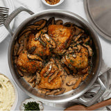 Le Creuset Essential 3-ply Stainless Steel Sauteuse 24cm | Minimax