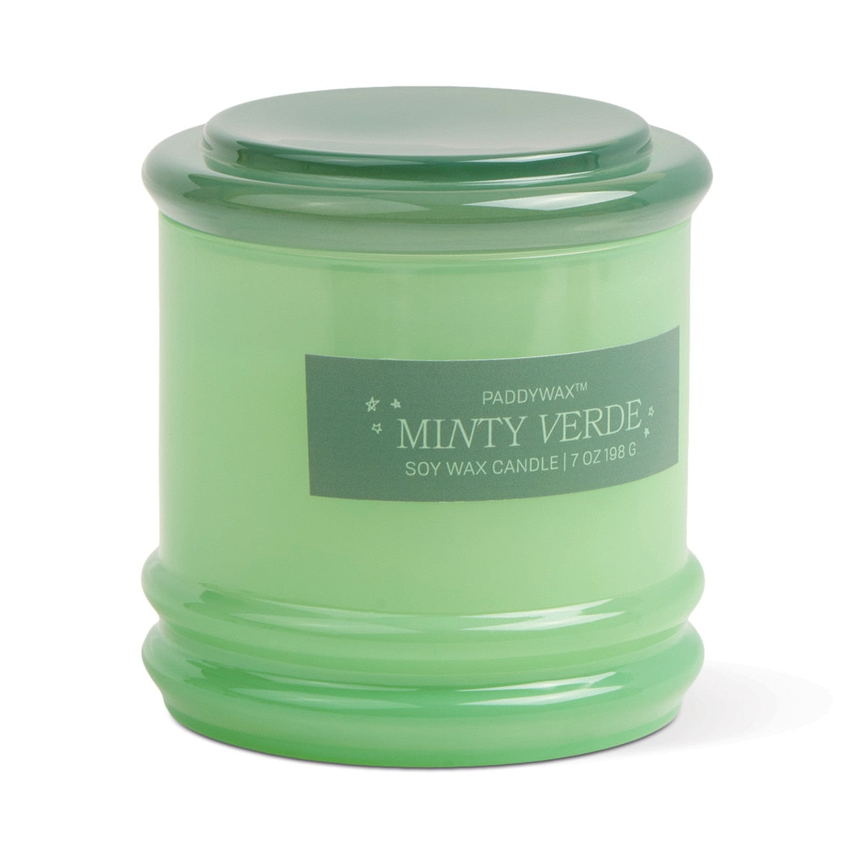 Paddywax Stacked Minty Verde Candle 198g | Minimax