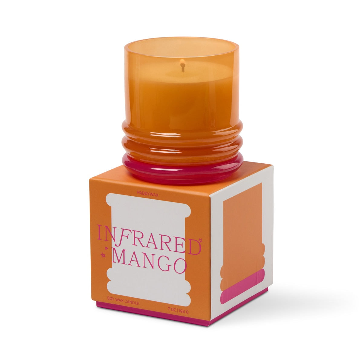 Paddywax Stacked Infrared Mango Candle 198g | Minimax