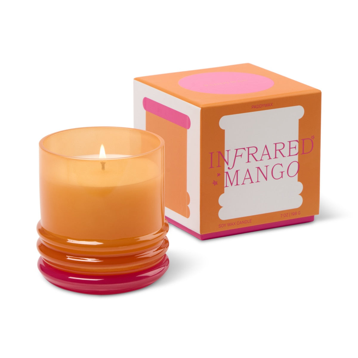 Paddywax Stacked Infrared Mango Candle 198g | Minimax