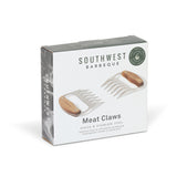 Southwest Barbecue Acacia & Stainless Steel Meat Claws Set of 2