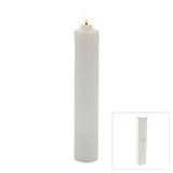 Swing Gifts LED Ellipse Narrow Pillar Candle White 5x30cm