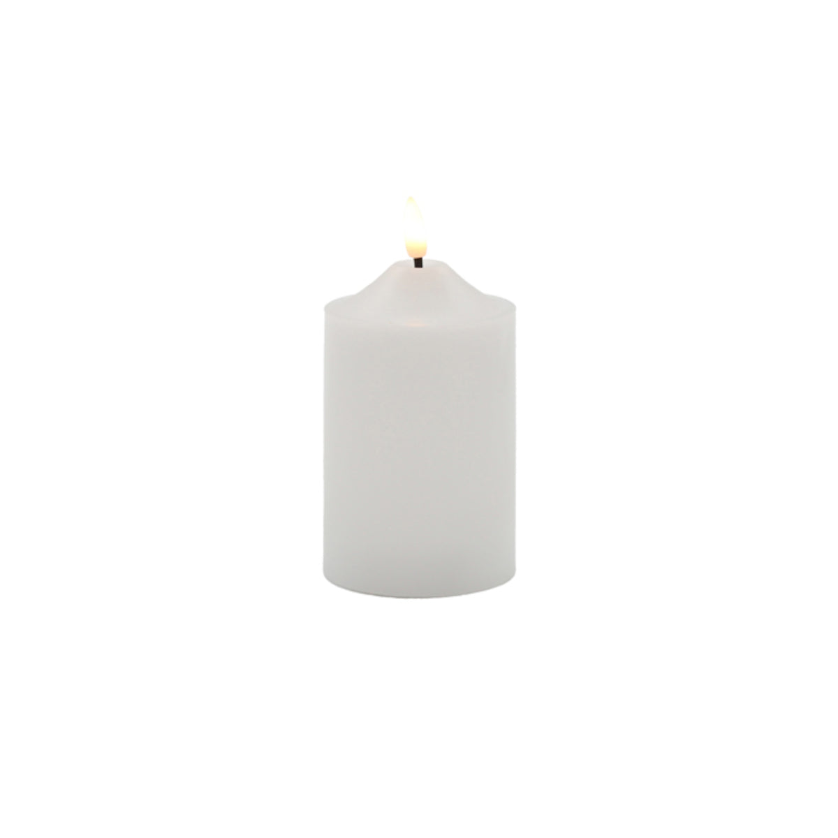 Swing Gifts Ellipse LED Church Flameless Candle White 7.5 x 15cm | Minimax