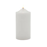 Swing Gifts Ellipse LED Church Flameless Candle White 10 x 22.5cm | Minimax