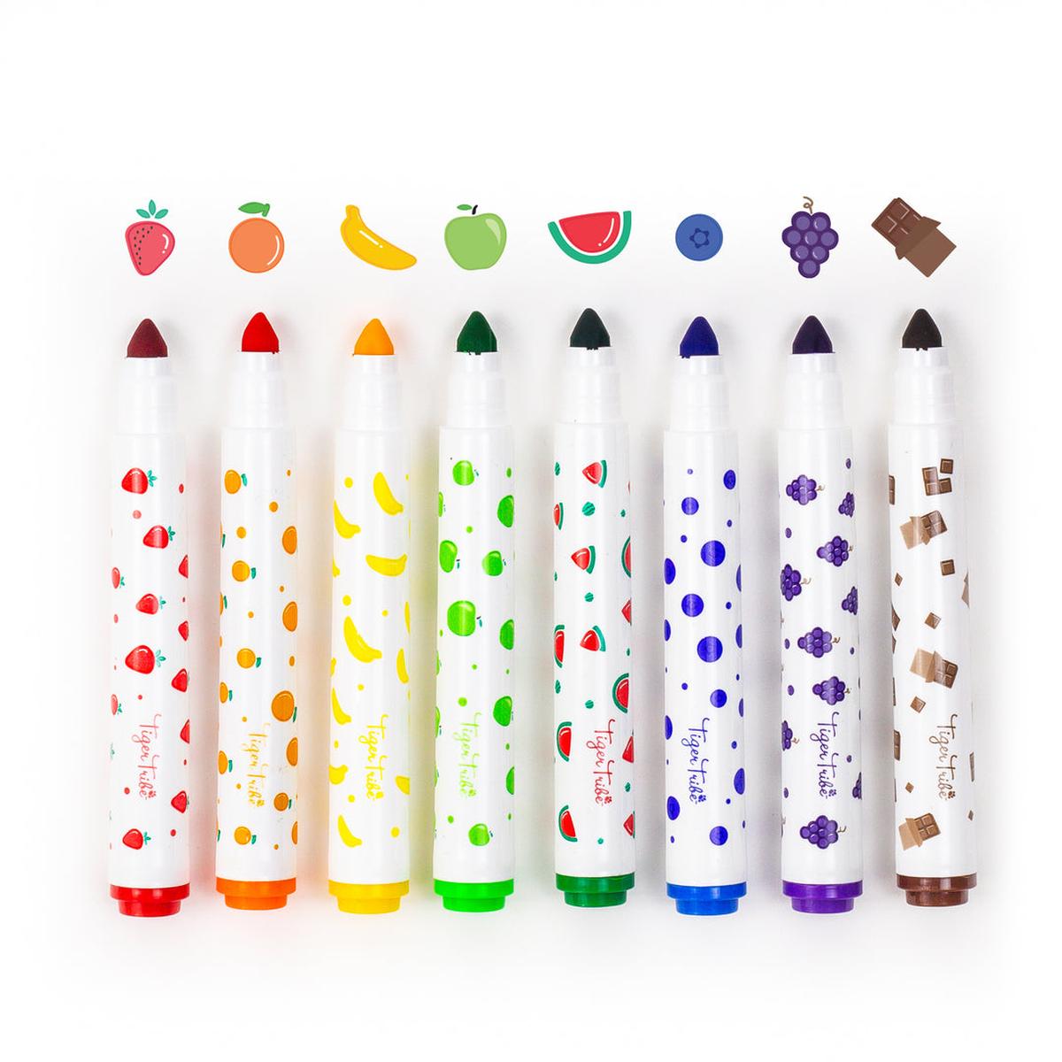 Tiger Tribe Scented Markers Pack of 8 | Minimax