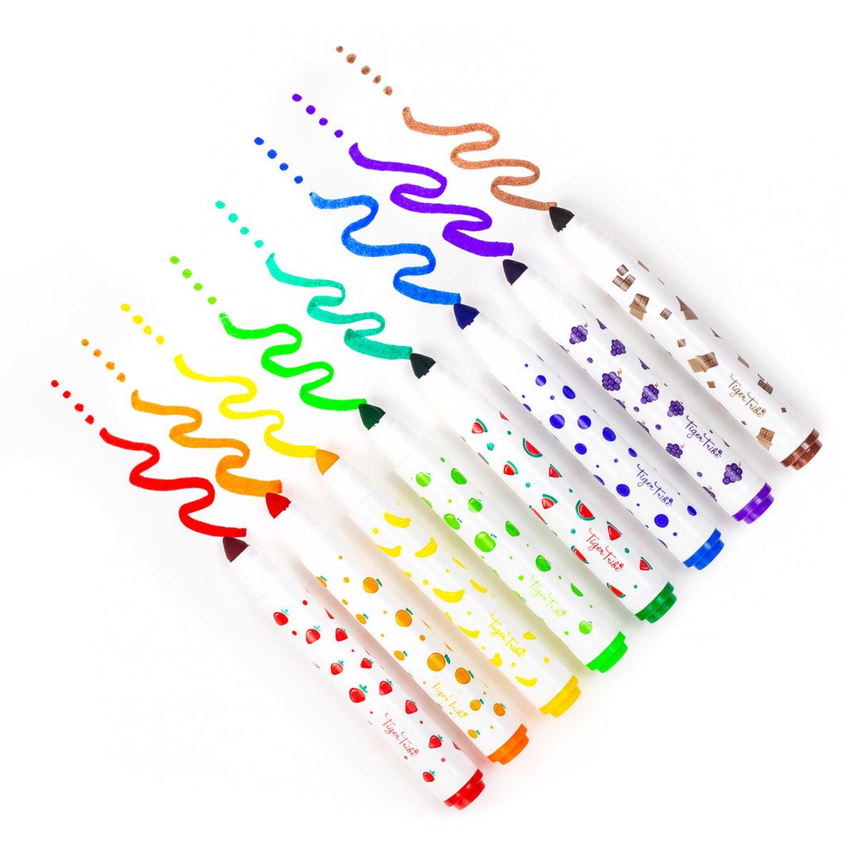Tiger Tribe Scented Markers Pack of 8 | Minimax