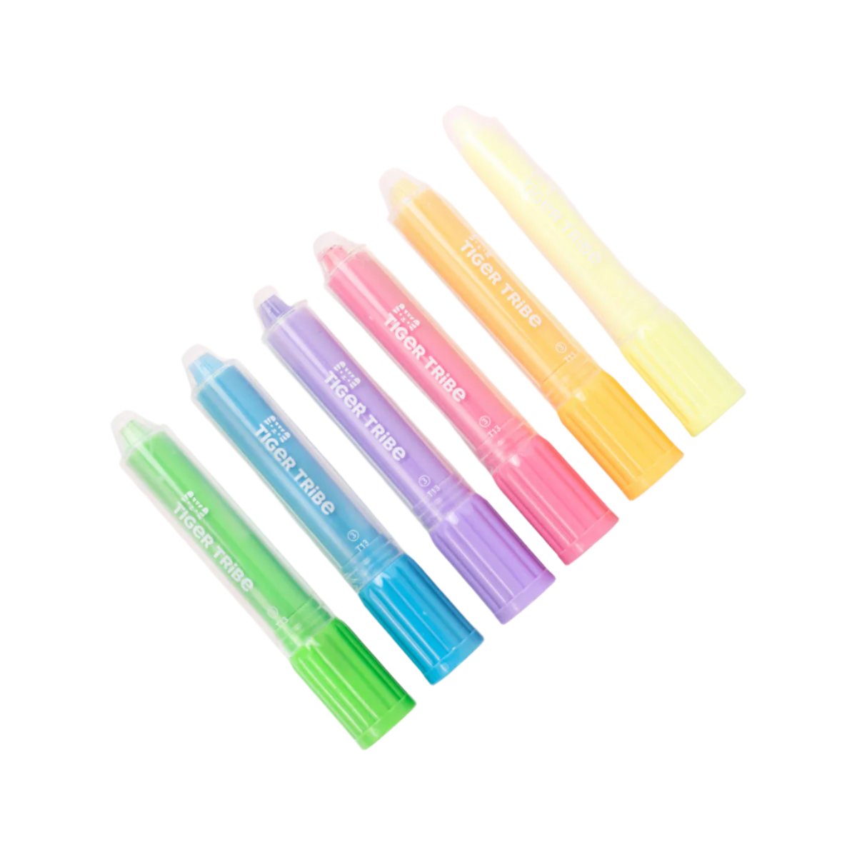 Tiger Tribe Silk Crayons Pastel (Pack of 6) | Minimax