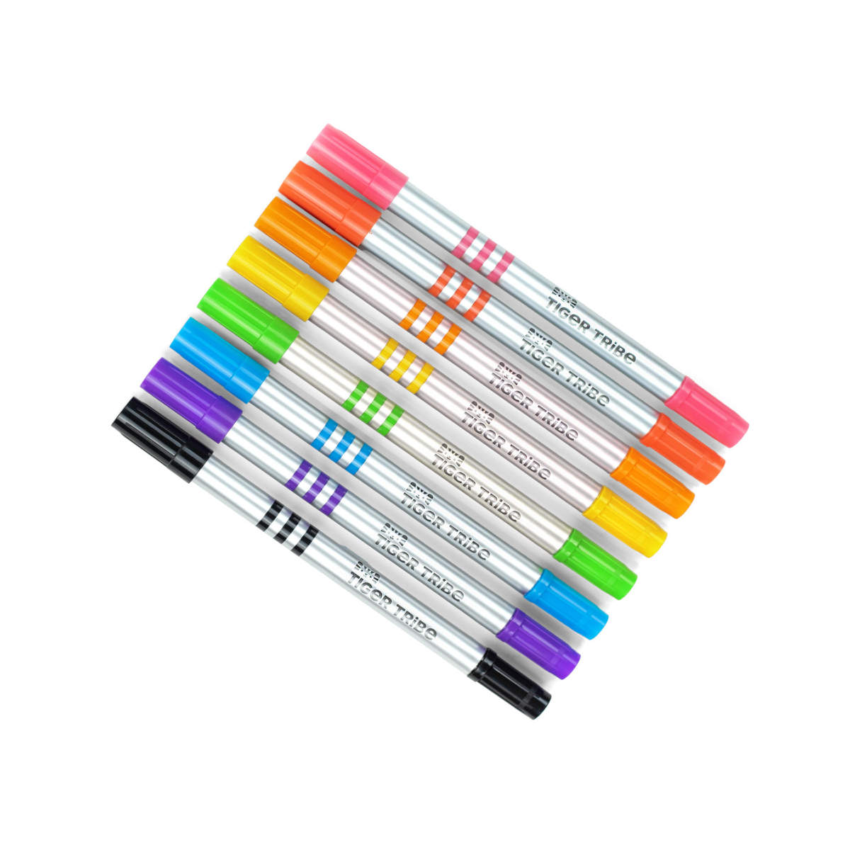 Tiger Tribe Dual Tip Paint Pens (Pack of 8) | Minimax