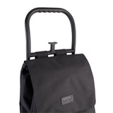 Sachi Swift shopping trolley black, foldable lightweight grocery cart with wheels and handle