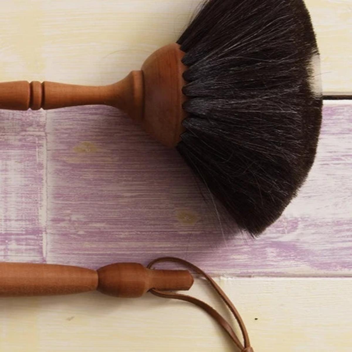 Saison Redecker Goat Hair Duster Black 34cm | Minimax