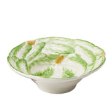 La Ceramica Radicchio Round Bowl Green 25x8.5cm