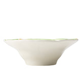 La Ceramica Radicchio Round Bowl Green 25x8.5cm