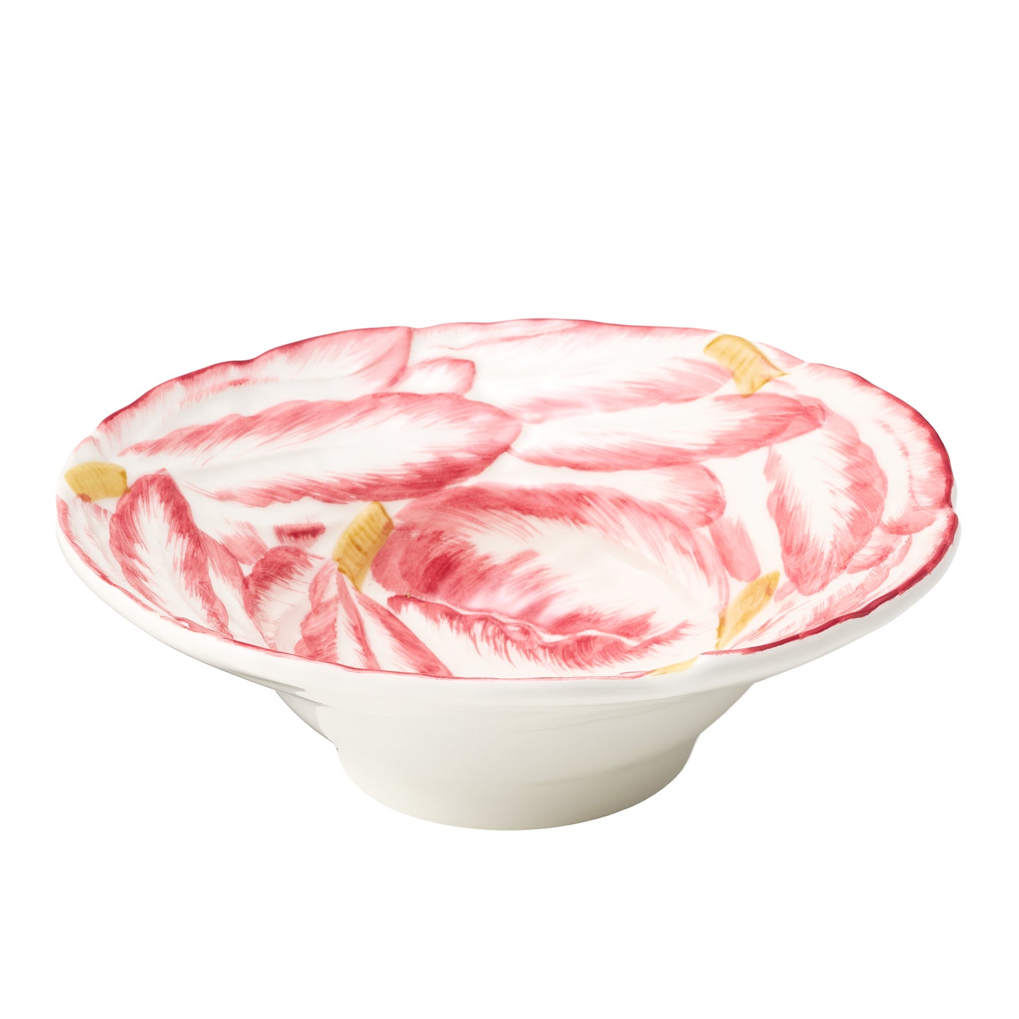 La Ceramica Radicchio Round Bowl Red 25x8.5cm | Minimax
