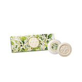 Saponificio Artigianale Fiorentino Jasmine Boxed Soap Round (Set of 3) | Minimax