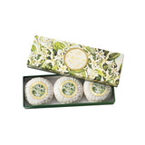 Saponificio Artigianale Fiorentino Jasmine Boxed Soap Round (Set of 3) | Minimax