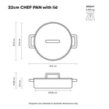 Scanpan Elektra Chef Pan 32cm | Minimax