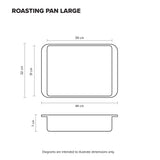 Scanpan Elektra Roaster Medium 34 x 26cm| Minimax