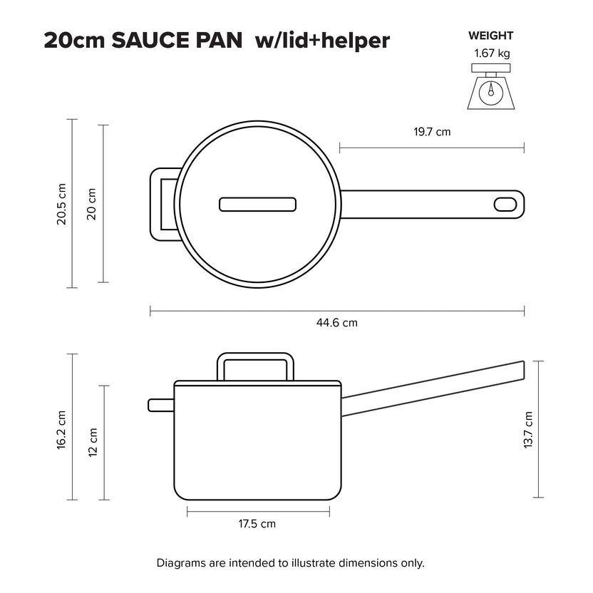 Scanpan Elektra Saucepan Set 3 Piece | Minimax