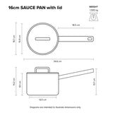 Scanpan Elektra Saucepan Set 3 Piece | Minimax