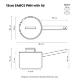 Scanpan Elektra Saucepan Set 3 Piece | Minimax