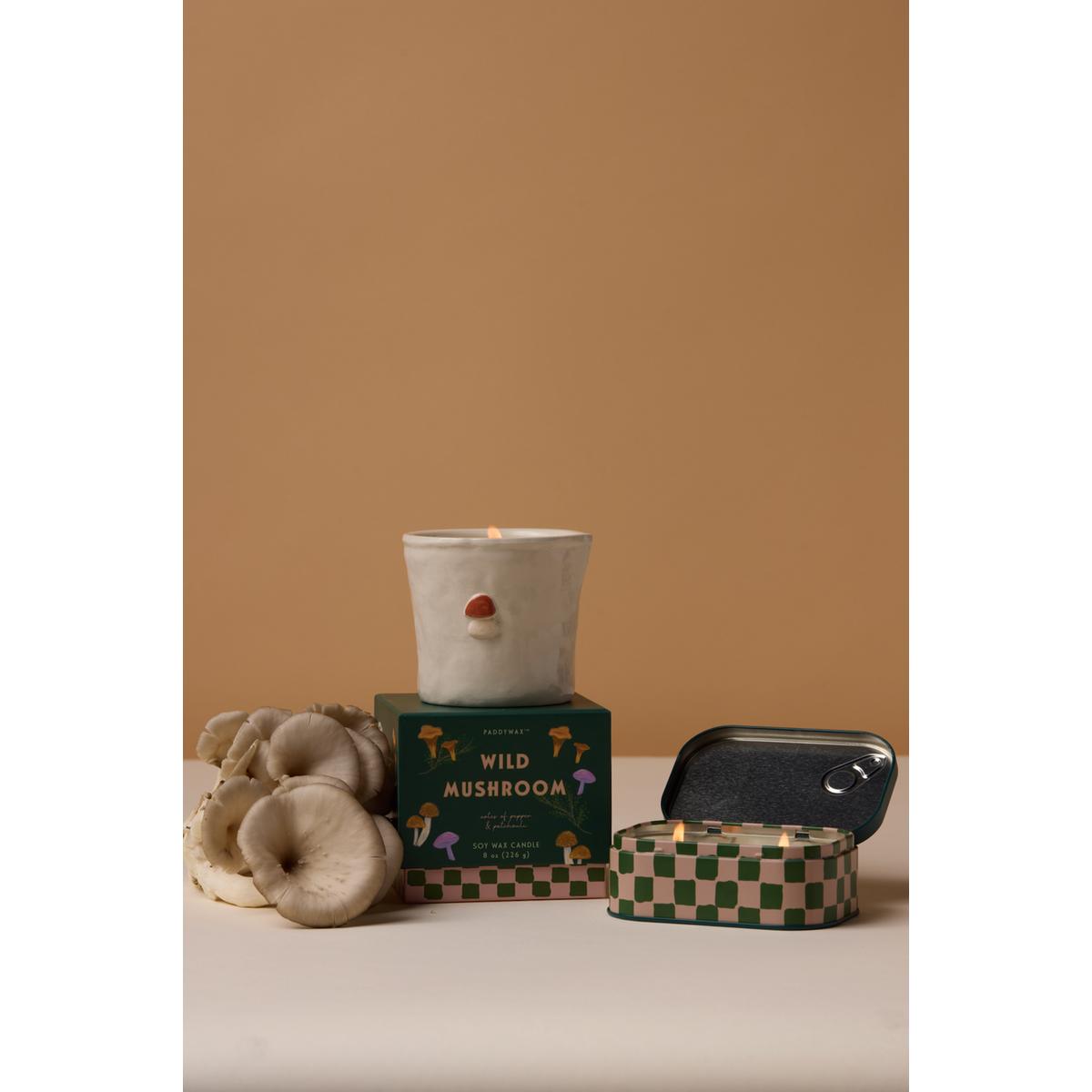 Paddywax Bistro Wild Mushroom Ceramic Candle 226g | Minimax