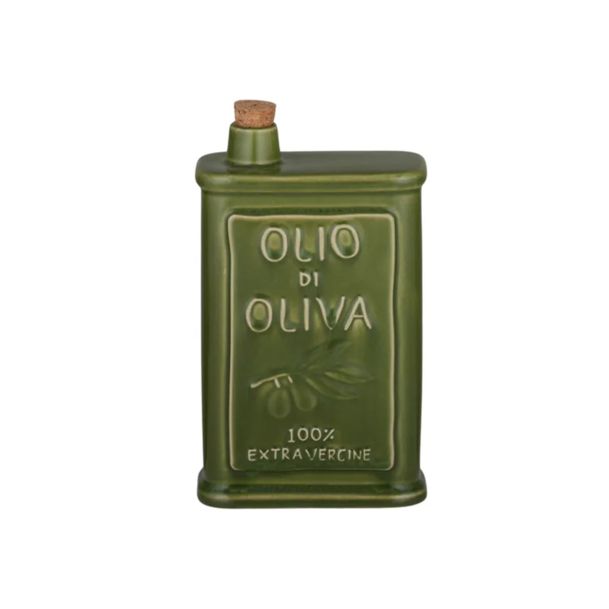 Assemble Olio Ceramic Oil Bottle Green 18.5cm | Minimax