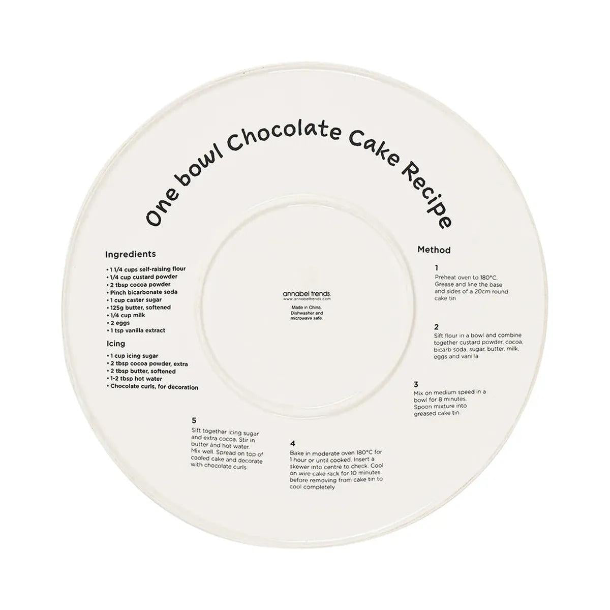 Annabel Trends Happy Cake Day Serving Plate 30cm