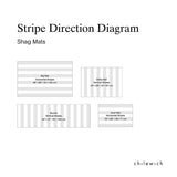 Chilewich Utility Mat Skinny Stripe Birch 61x91cm