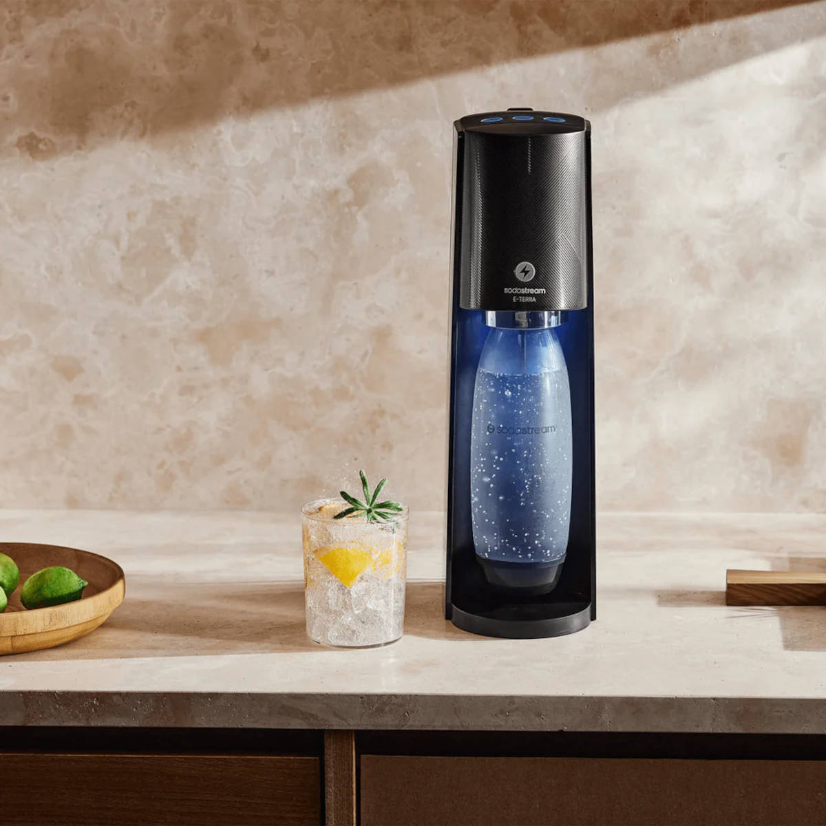 SodaStream E-Terra Sparkling Water Maker Black | Minimax
