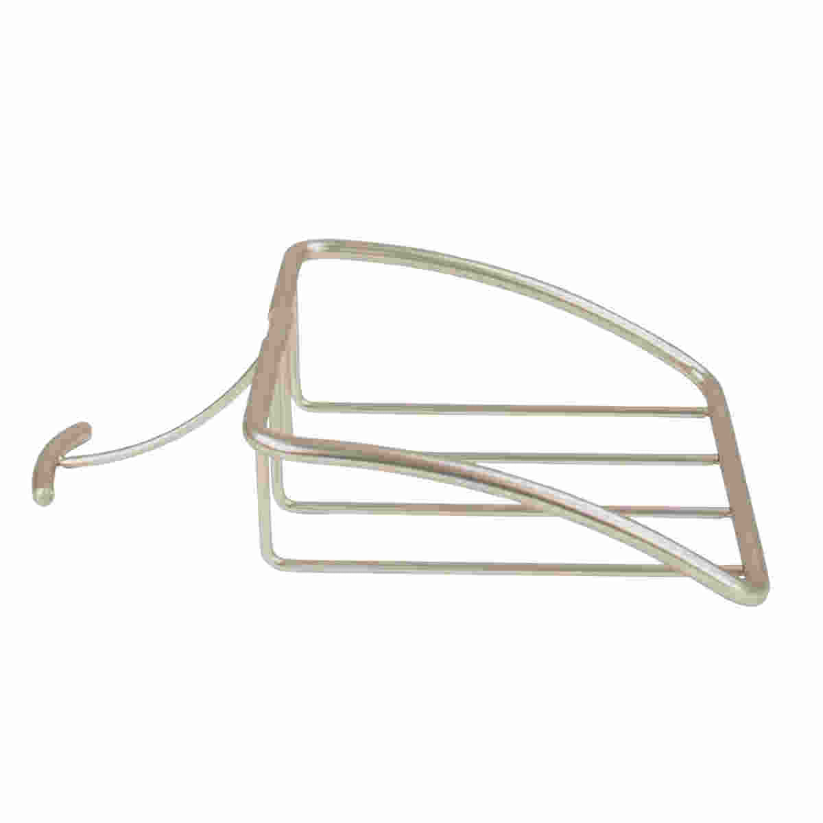 Spectrum Euro Weighted Napkin Holder Satin with sleek metal frame and weighted arm