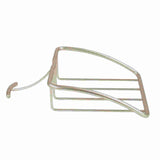 Spectrum Euro Weighted Napkin Holder Satin with sleek metal frame and weighted arm