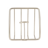 Spectrum Euro Weighted Napkin Holder Satin with sleek metal frame and weighted arm