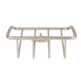 Spectrum Euro Weighted Napkin Holder Satin with sleek metal frame and weighted arm