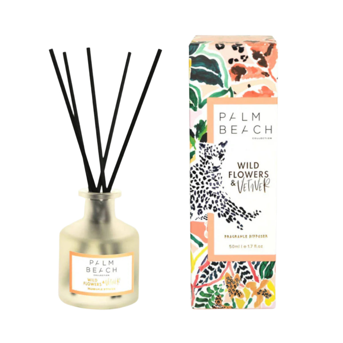 Palm Beach Collection Limited Edition Wild Flowers & Vetiver Fragrance Diffuser 50ml | Minimax