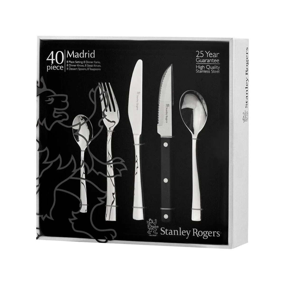 Stanley Rogers Madrid Cutlery Set 40 Piece | Minimax