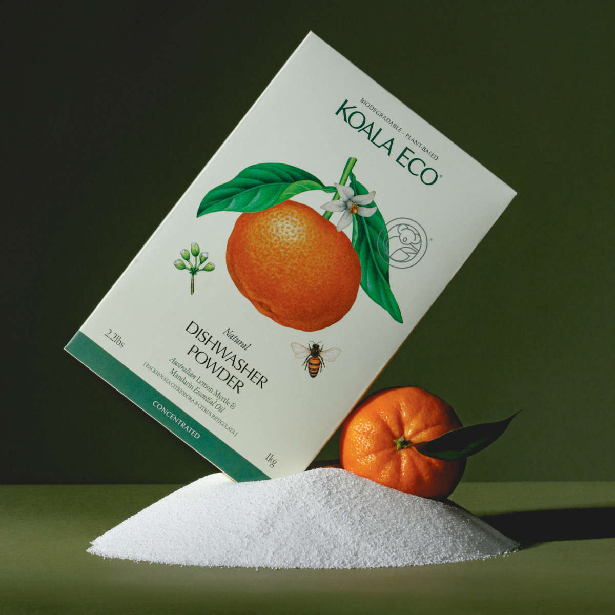 Koala Eco Dishwasher Powder Lemon Myrtle Mandarin 1KG
