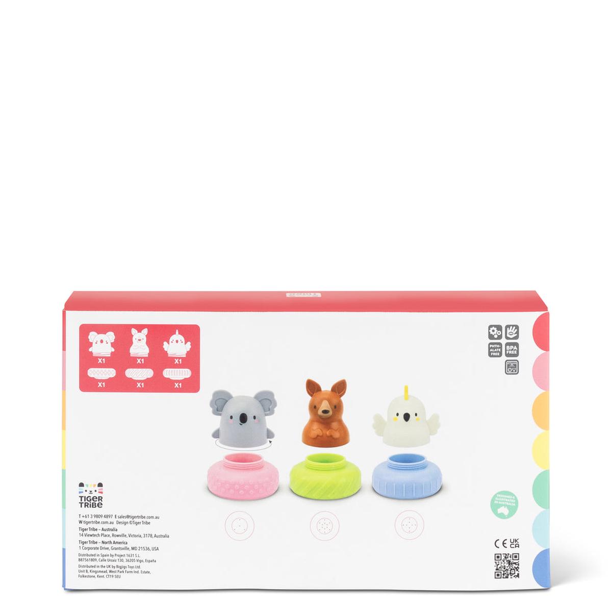 Tiger Tribe Mix and Match Bath Mates Aussie Animals | Minimax