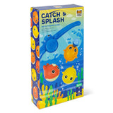 Tiger Tribe Catch & Splash Bath Fishing Game featuring colourful floating fish and blue rod