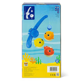 Tiger Tribe Catch & Splash Bath Fishing Game featuring colourful floating fish and blue rod