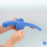 Tiger Tribe Catch & Splash Bath Fishing Game featuring colourful floating fish and blue rod