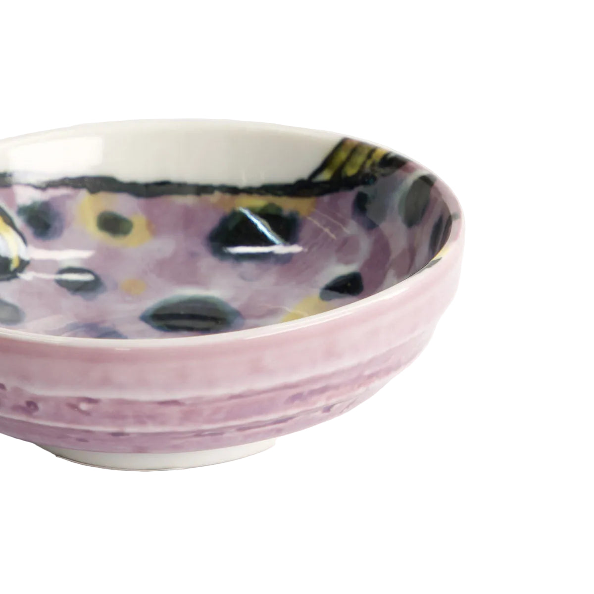 Tokyo Design Seafood Dish Fugu Purple 9.5 x 3cm