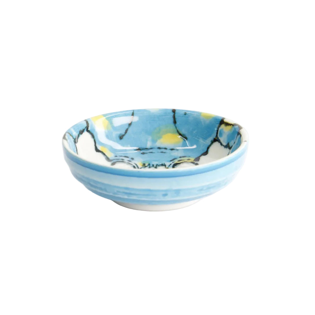 Tokyo Design Seafood Dish Crab Light Blue 9.5 x 3cm